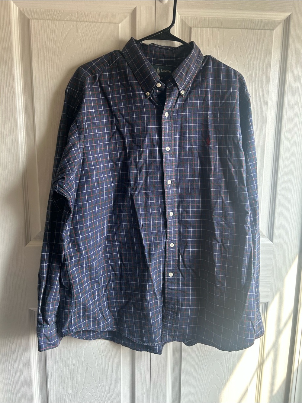 Ralph Lauren Classic Fit Plaid Button-Down Shirt – Men’s XL
